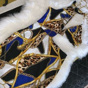 Baroque print dress ❌ SOLD